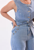 My Awesome Denim Vest - Bonitafashionrd