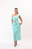 Pretty Sky Skirt Set Blue - Bonitafashionrd