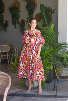 My Perfect Midi Tribal Dress Multicolors - Bonitafashionrd