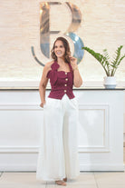 Oh My Pretty Crop Top Flor - Bonitafashionrd