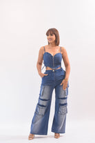 My Favorite Denim Pant Set - Bonitafashionrd