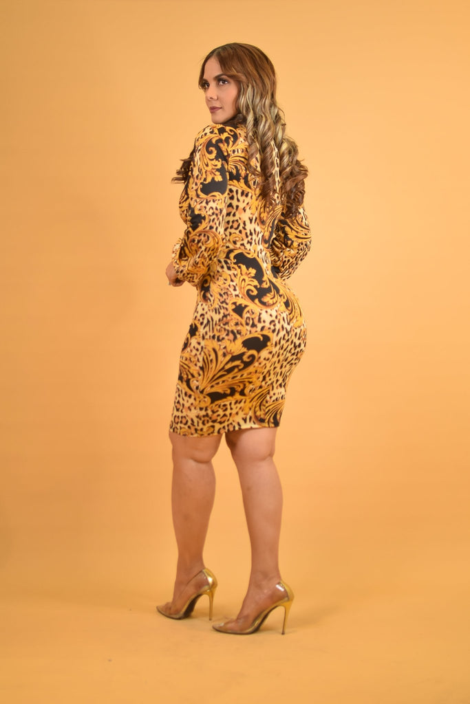 Leopard Dress - Bonitafashionrd Dresses
