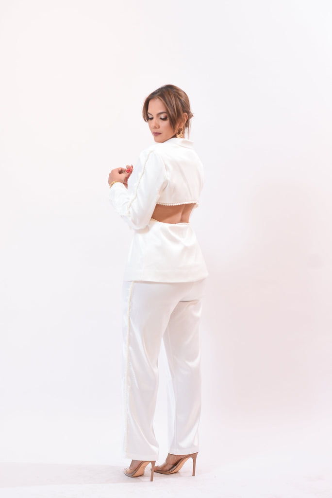 Exclusive Pant Set White - Bonitafashionrd