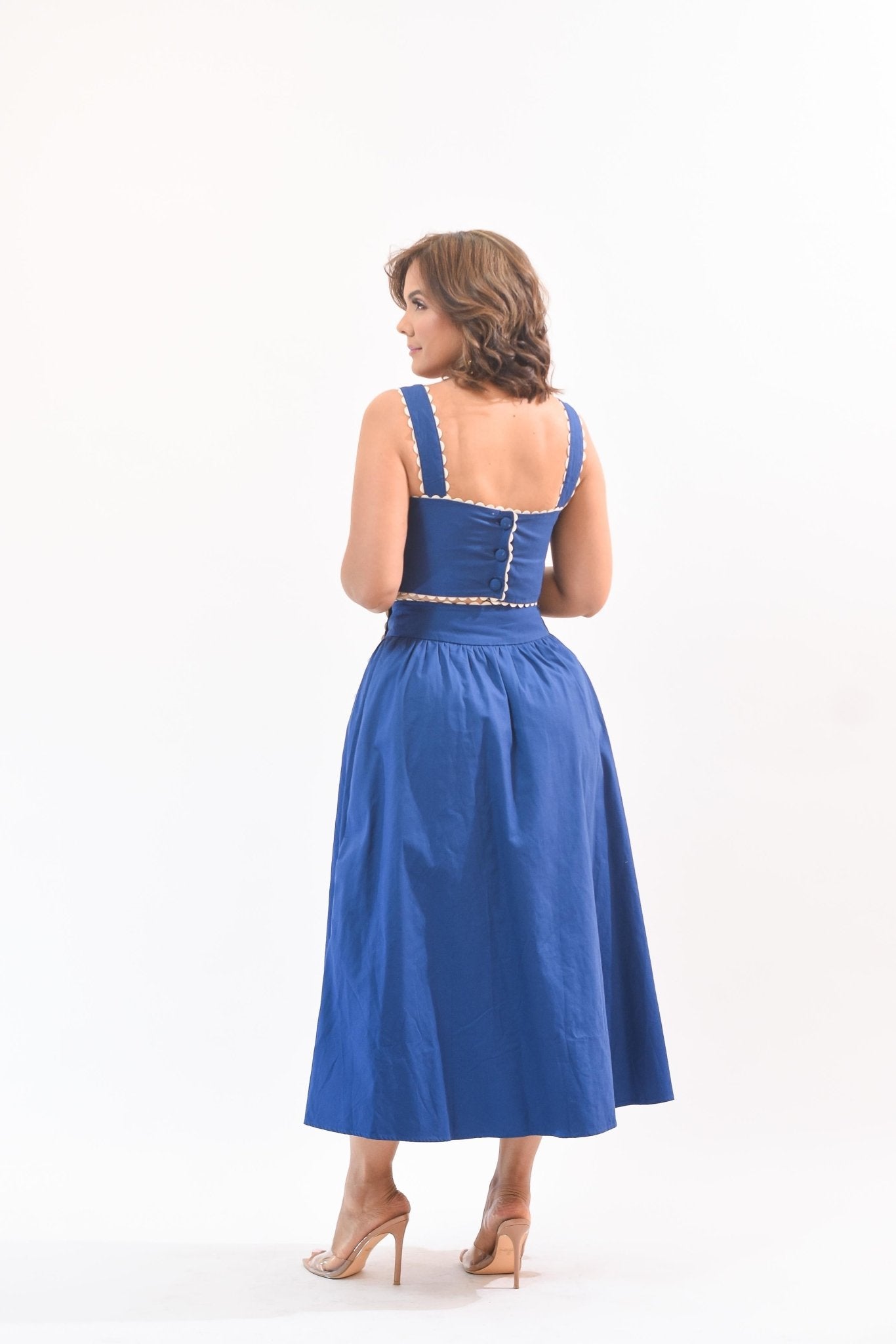 My Wonderful Skirt Set Blue - Bonitafashionrd