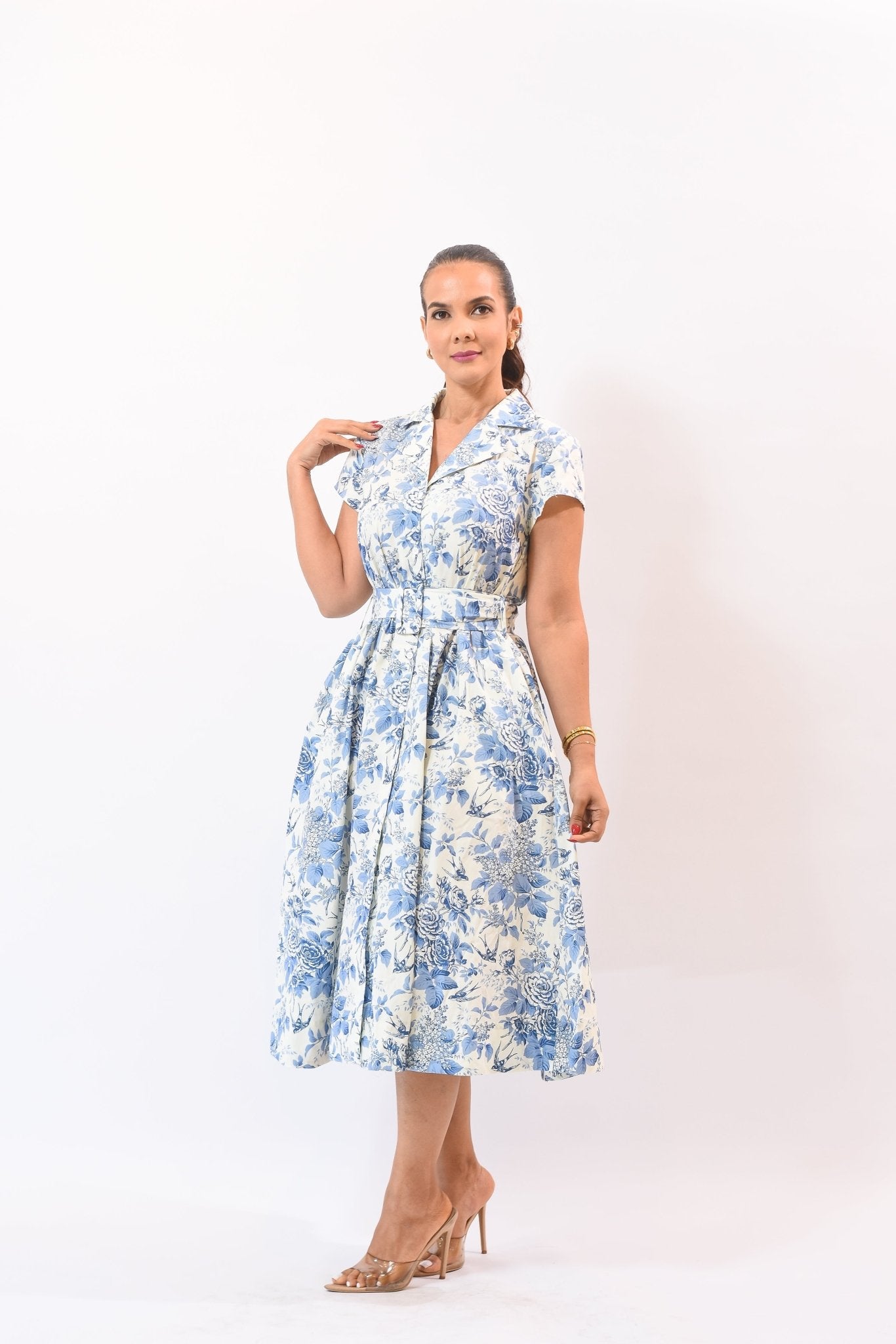 The Pretty Coctail Dress Blue - Bonitafashionrd