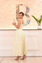 My princess cut floral dress - Bonitafashionrd Dress