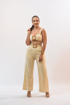 So Special Pant Set Beige - Bonitafashionrd