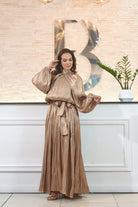 Time To Get Look Silk Dress - Bonitafashionrd