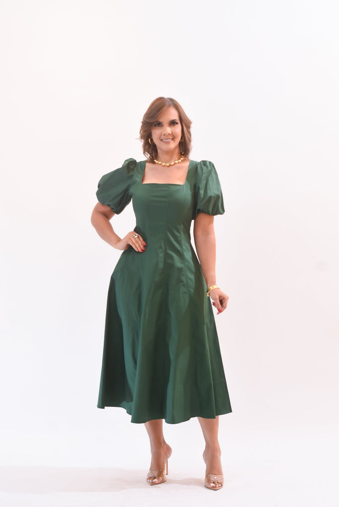 The Coctail Dress Green - Bonitafashionrd