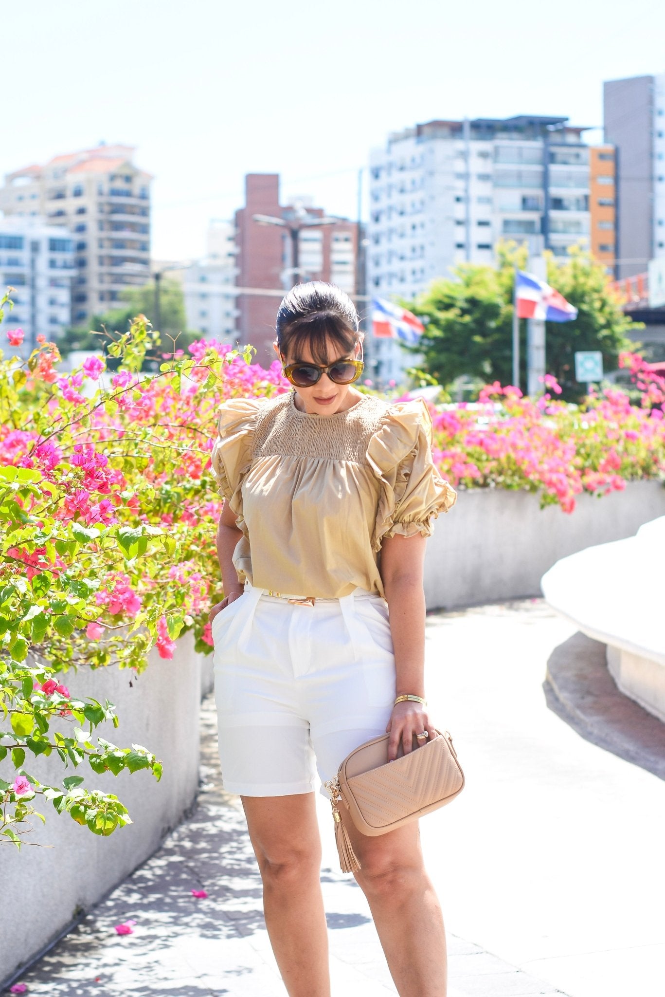 Get The Look Blouse Beige - Bonitafashionrd