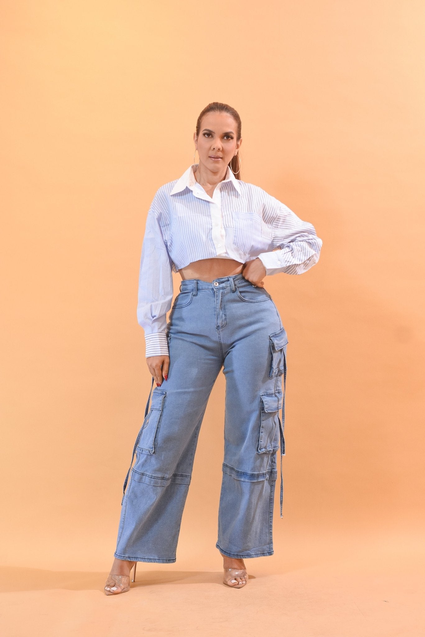 Need My Favorite Crop Top Blue - Bonitafashionrd