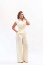 Beautiful Jumpsuit Ivory - Bonitafashionrd