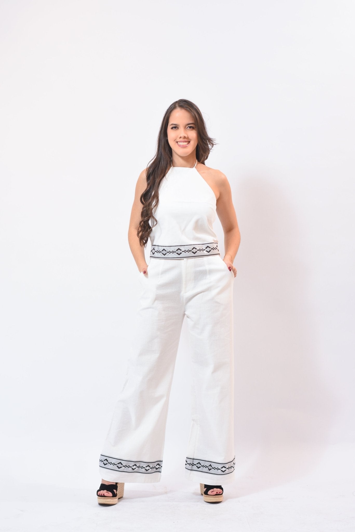 My Favorite Pant Set White - Bonitafashionrd