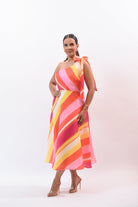 Pretty Multicolor Dress - Bonitafashionrd