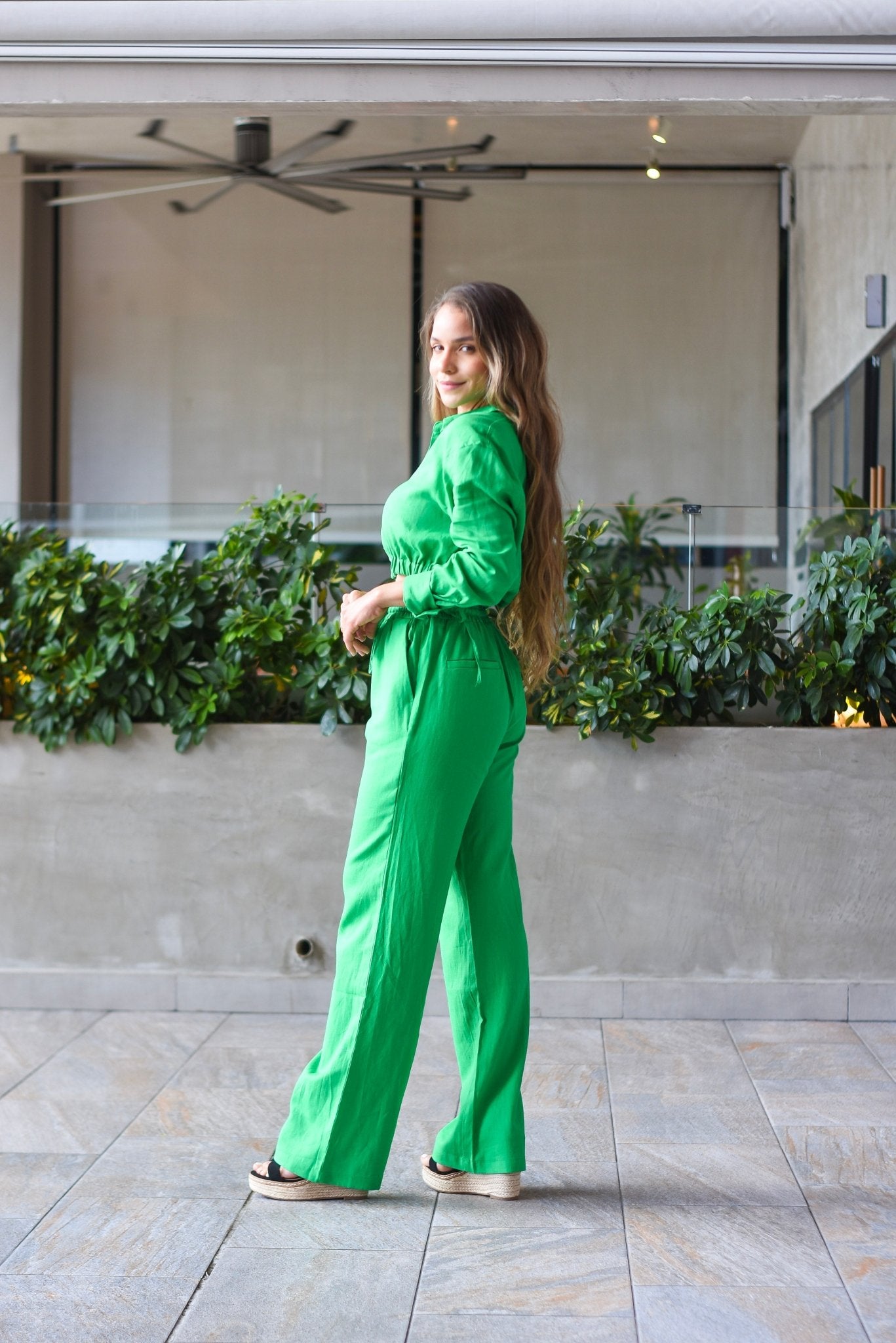 That’s My Pretty Pant Set Green - Bonitafashionrd