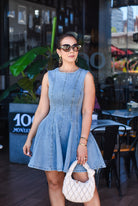 My Perfect Denim Mini Dress - Bonitafashionrd