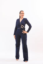 Shining My Jumpsuit Navy - Bonitafashionrd