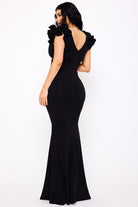 The Perfect Time Maxi Dress Rufle - Bonitafashionrd