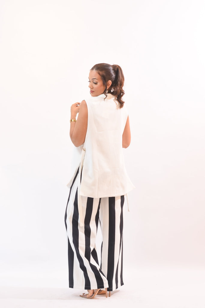 Stripes runway pant set - Bonitafashionrd