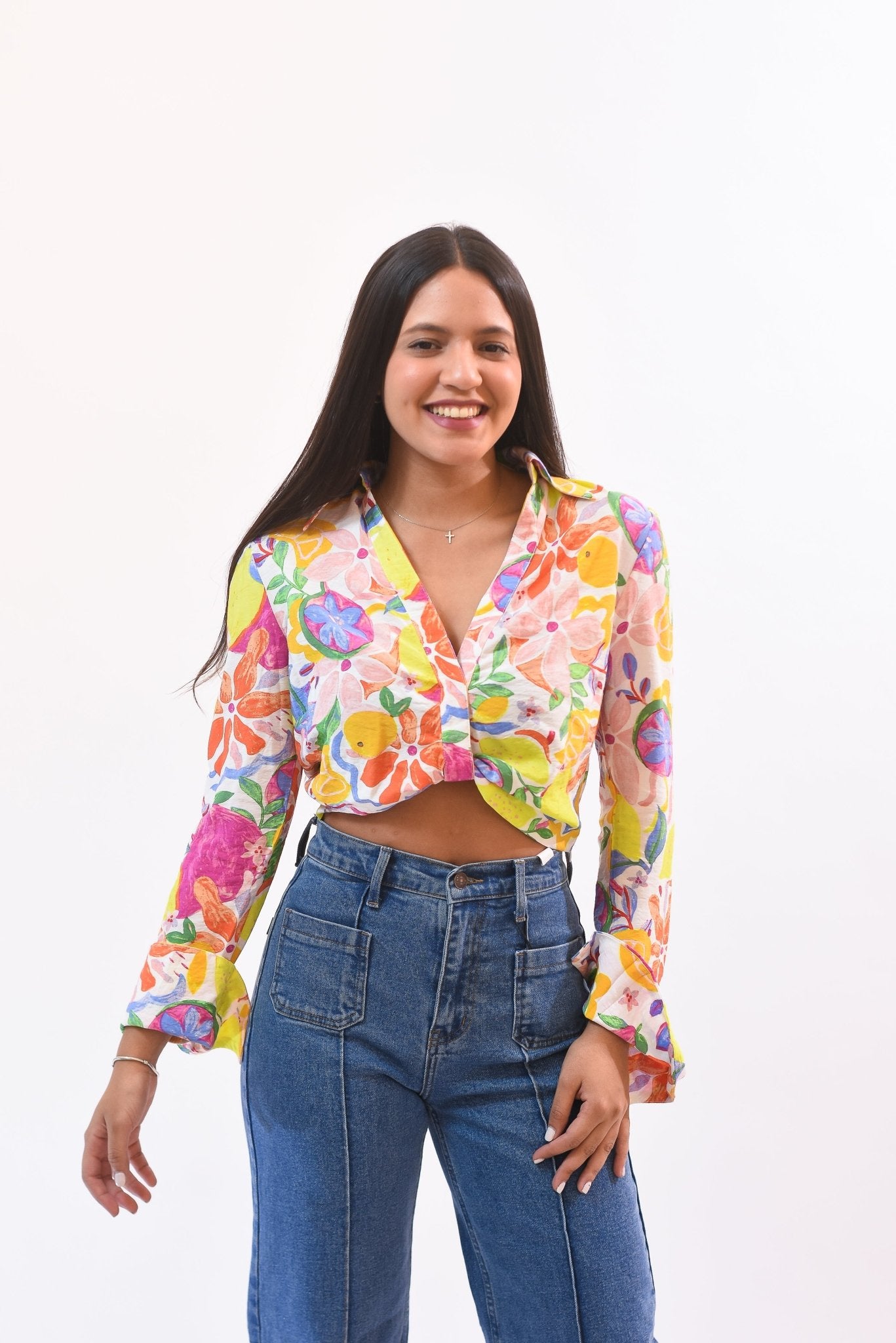 Spark Of Colors Crop Top - Bonitafashionrd