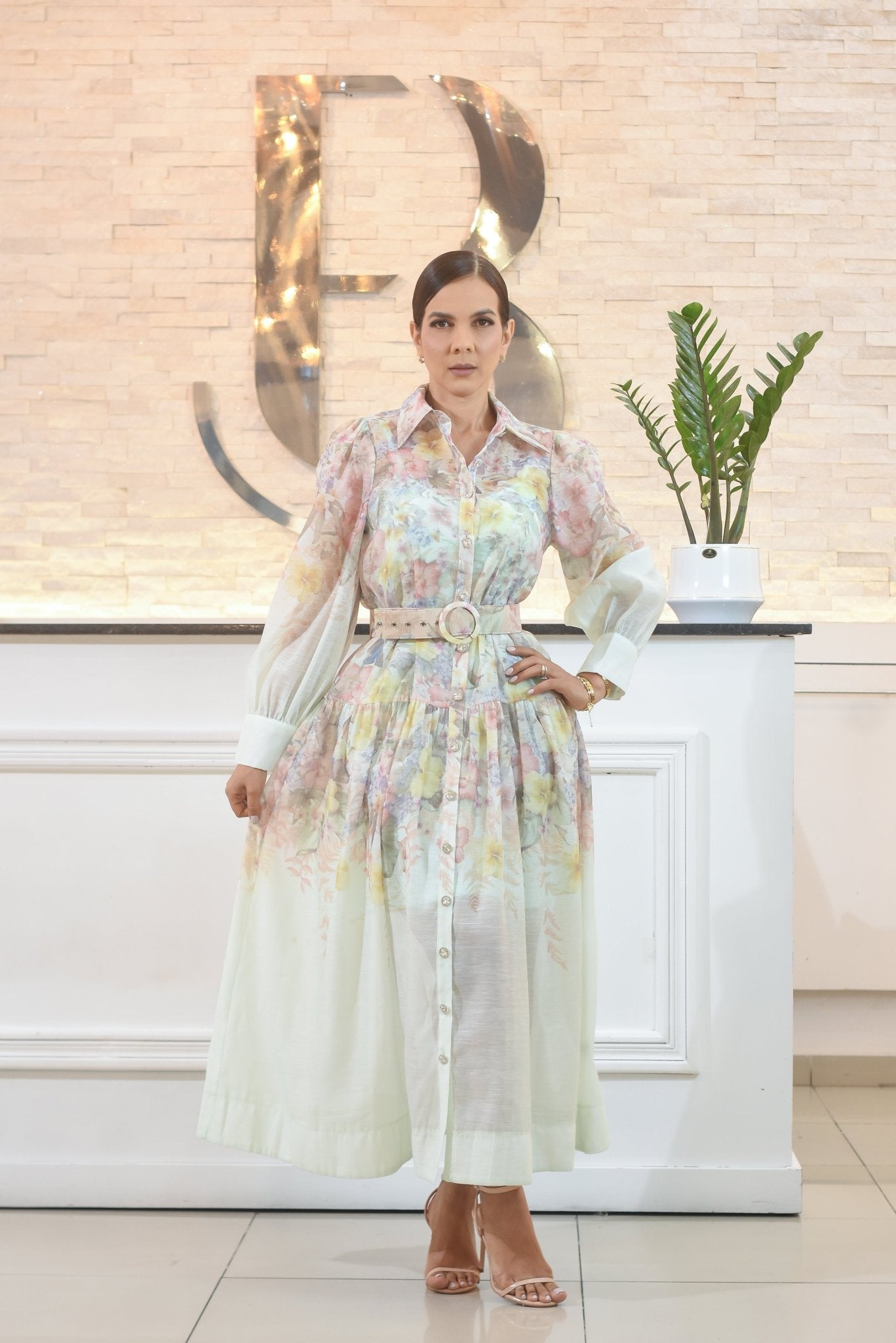 Get The Look Maxi Dress Floral - Bonitafashionrd