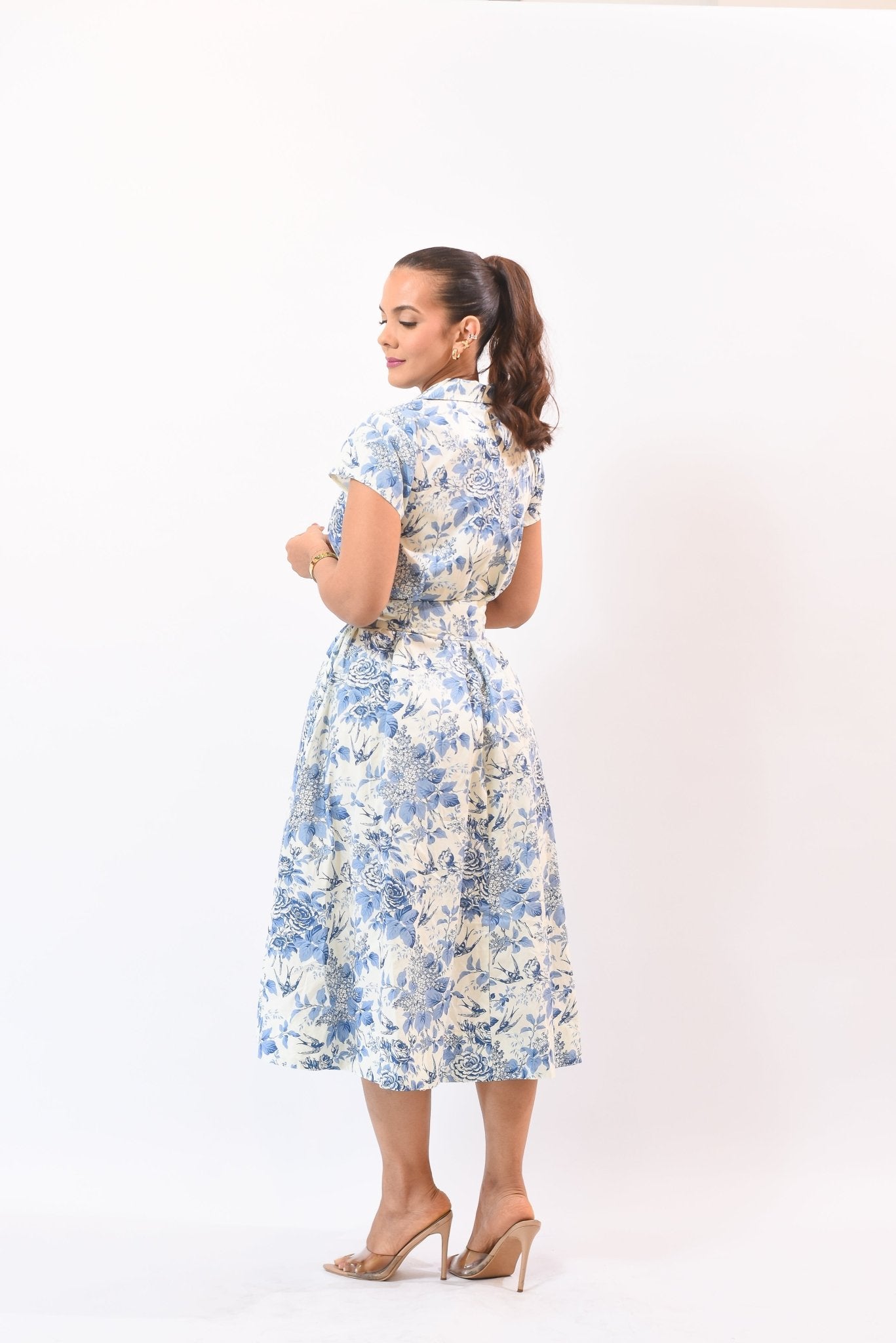 The Pretty Coctail Dress Blue - Bonitafashionrd