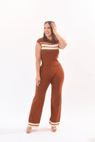 Best Look Pant Set Brown - Bonitafashionrd