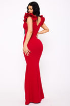 The Perfect Time Maxi Dress Rufle - Bonitafashionrd