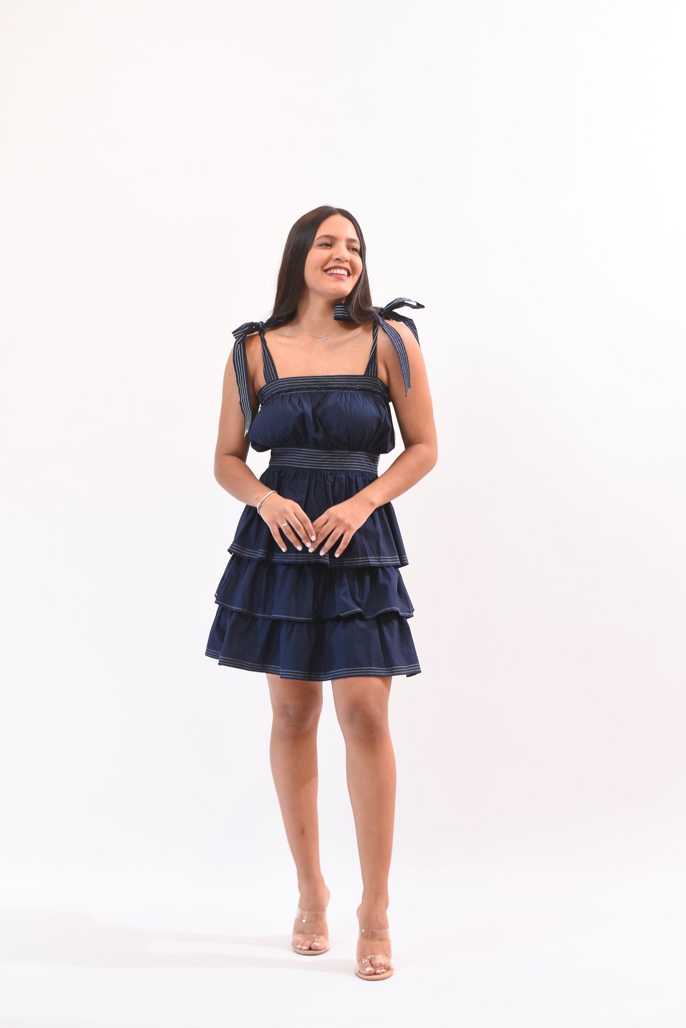 The Most Pretty Dress Navy - Bonitafashionrd