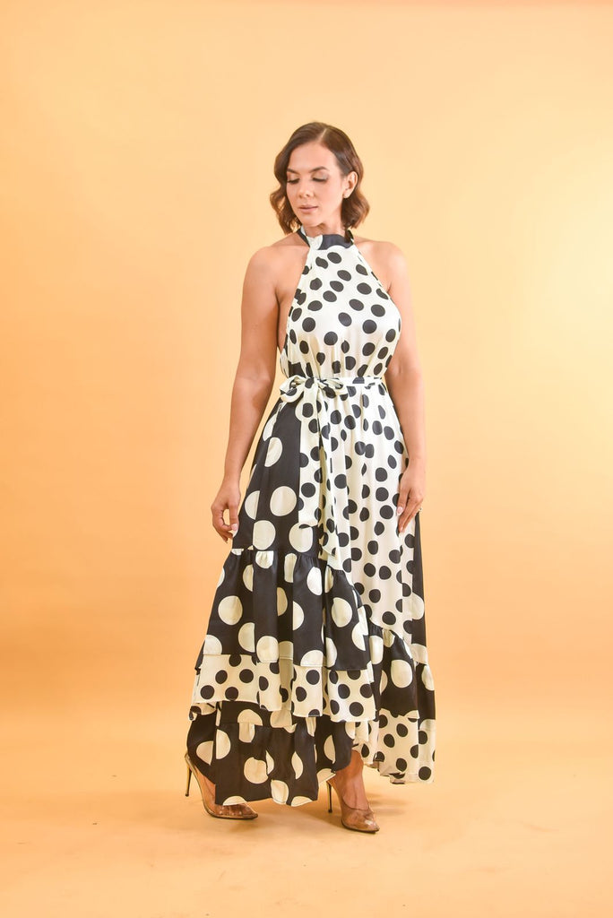 My Fashion Polka Dot Maxi Dress - Bonitafashionrd Maxi dress