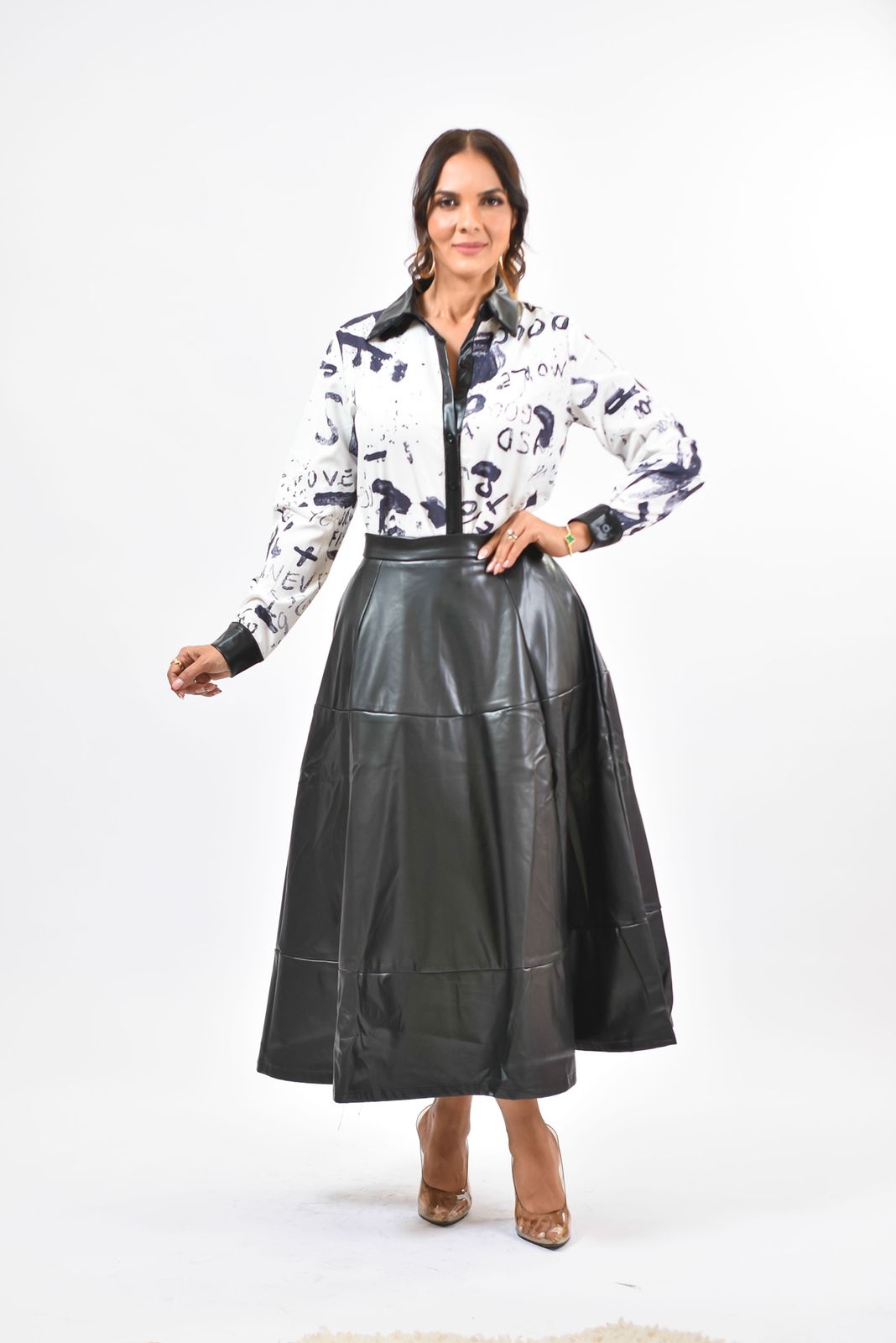 Keep it Coming Leather Skirt - Bonitafashionrd Skirt