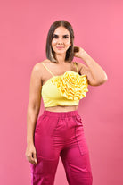 Flower Crop Top - Bonitafashionrd Crop Top