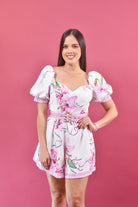 Be Pretty Flower Romper - Bonitafashionrd