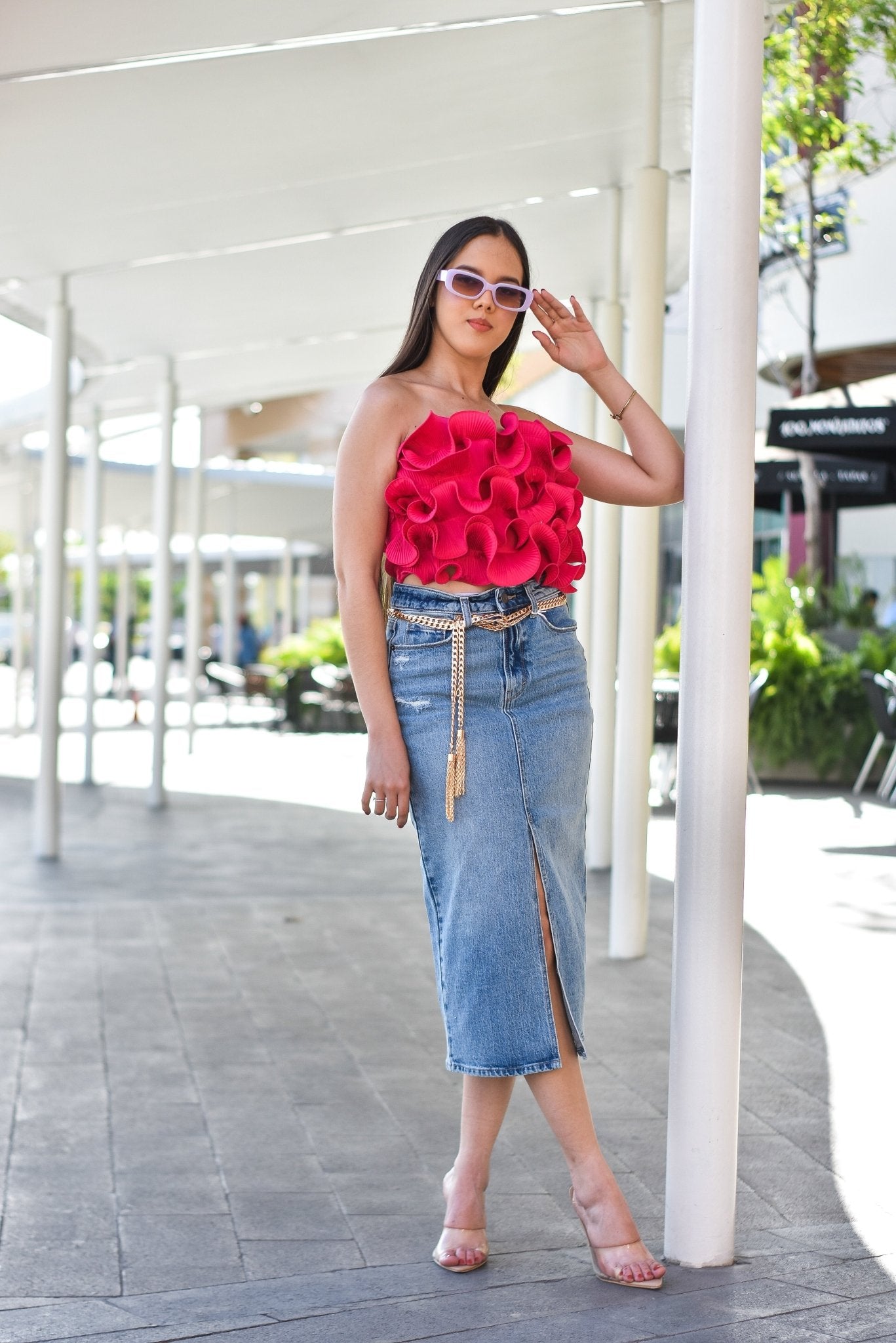 Wearing the Same Stylish Skirt Denim - Bonitafashionrd