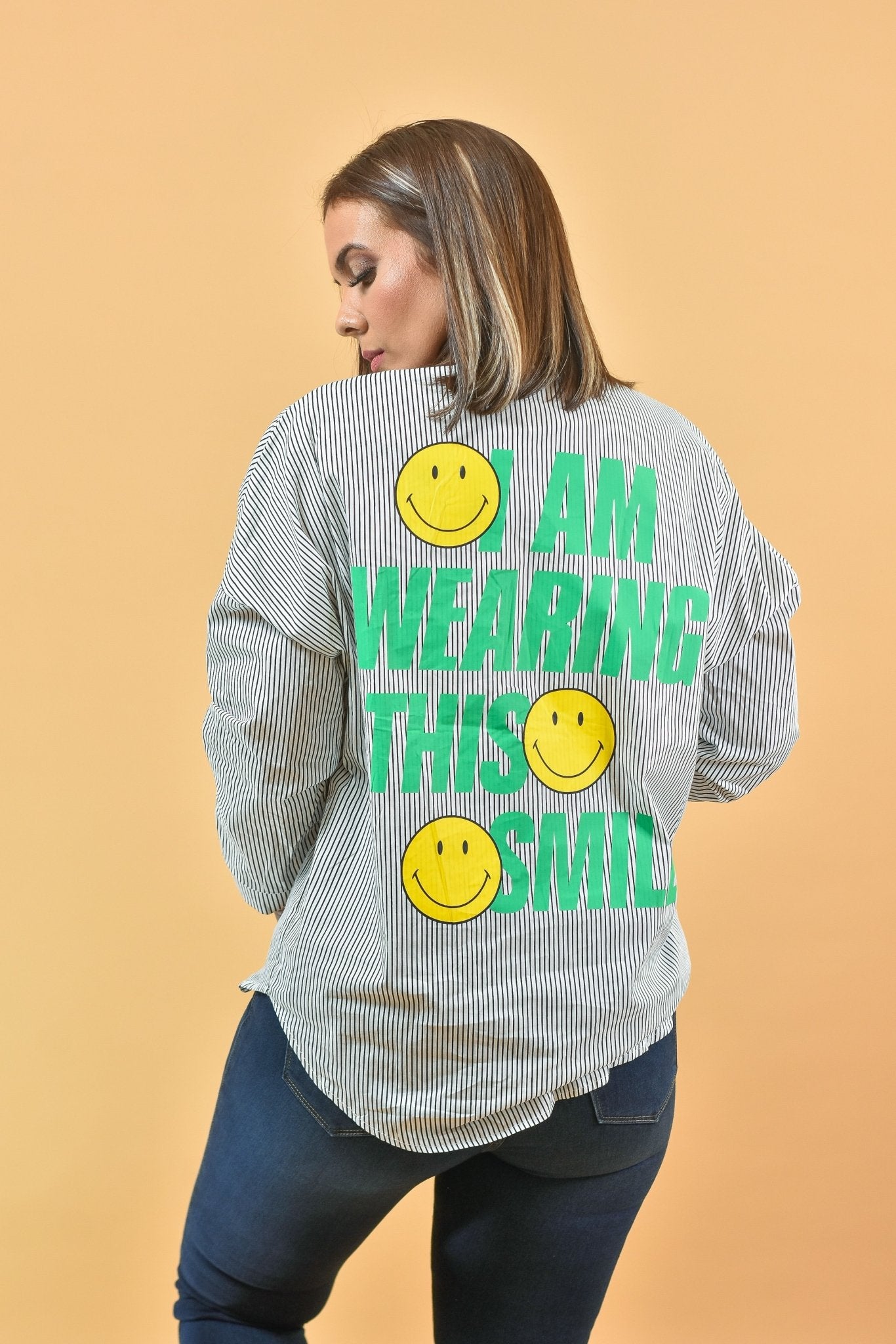 I Am Wearing This Smile Shirt - Bonitafashionrd