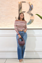 Oh My Pretty Stripes Sweater - Bonitafashionrd
