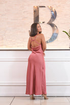 Beautiful Satín Dress - Bonitafashionrd