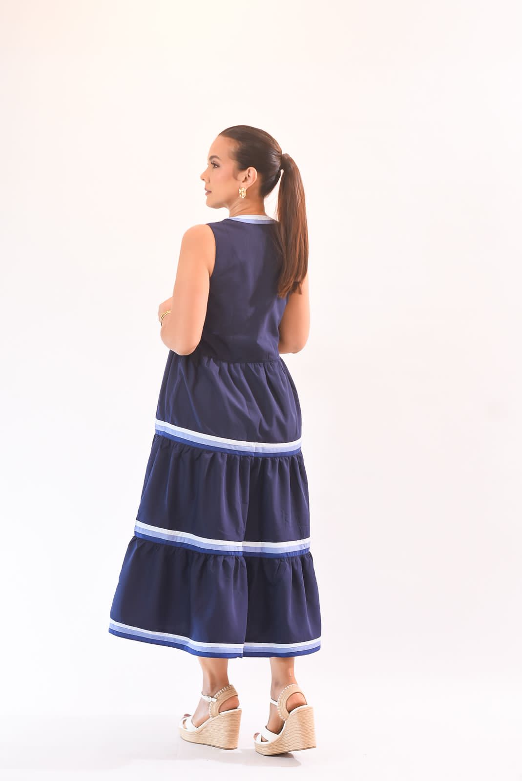 Special Dress Navy Blue - Bonitafashionrd