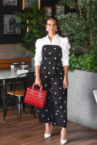 The Best Crop Pants Set Polkdot Yane