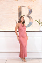 Beautiful Satín Dress - Bonitafashionrd