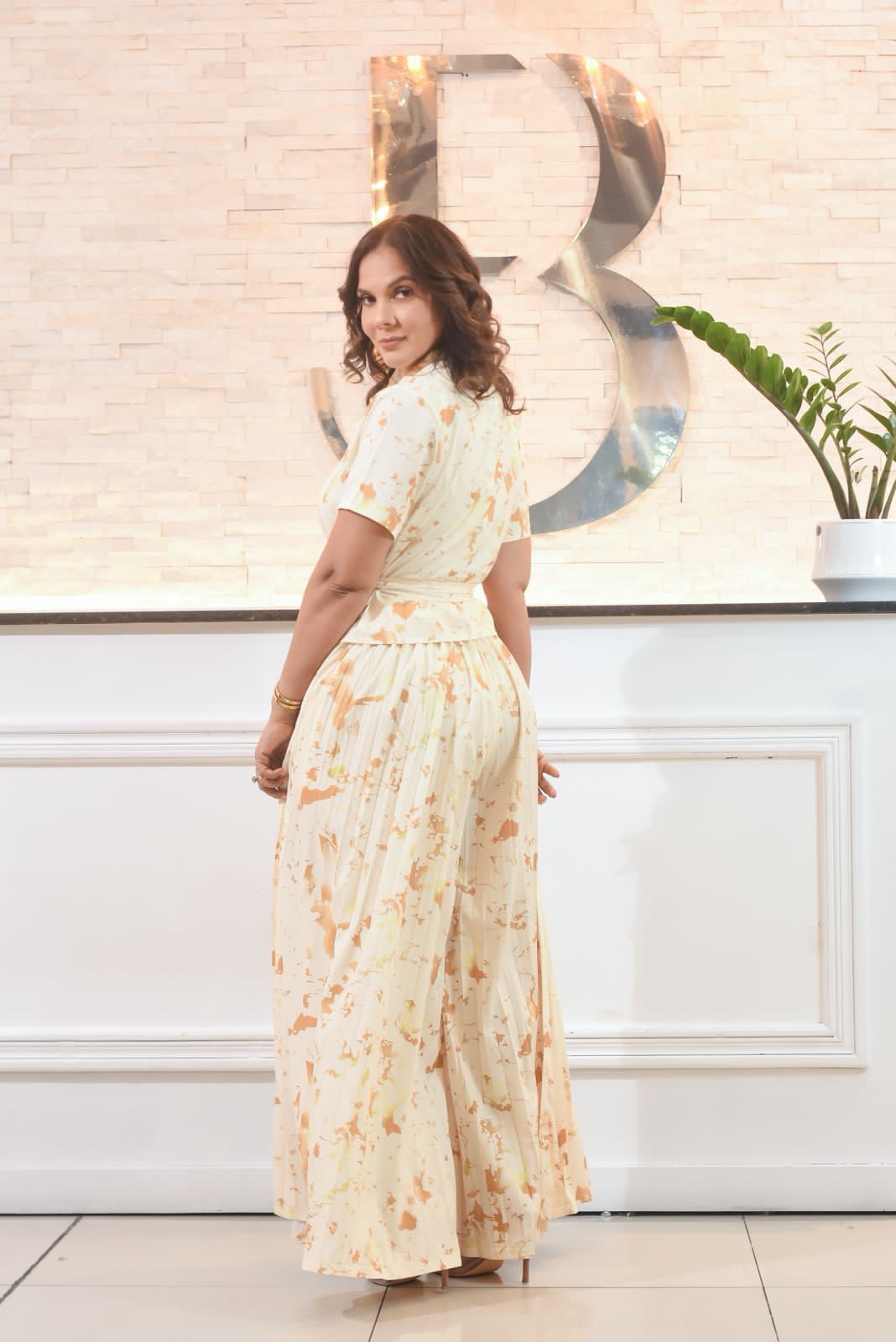 Oh My Pretty Pants Set Gold - Bonitafashionrd