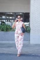 Fashion Forward Pant Set Flawers