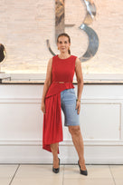 Pure Elegance Blouse Asimetric