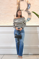 Oh My Pretty Stripes Sweater - Bonitafashionrd