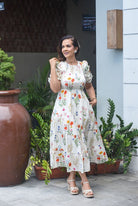 Dress Beautiful Flawers - Bonitafashionrd