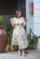 Dress Beautiful Flawers - Bonitafashionrd