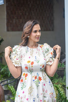 Dress Beautiful Flawers - Bonitafashionrd