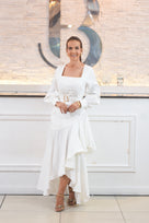 Modern Elegance Midi Dress